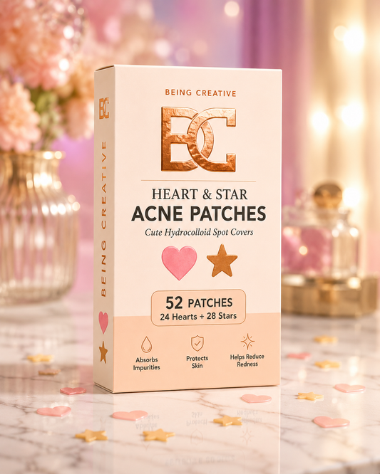 Heart & Star Acne Patches – 52 Count